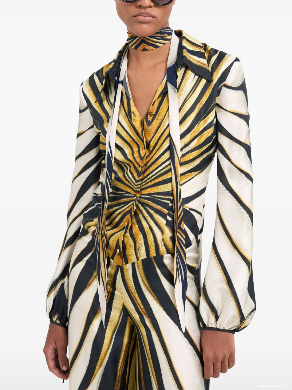 Affordable silk Versace jumpsuit Women 0331
